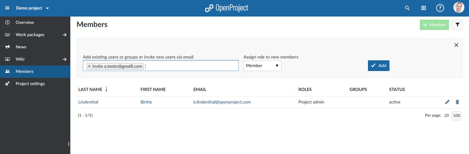 project members